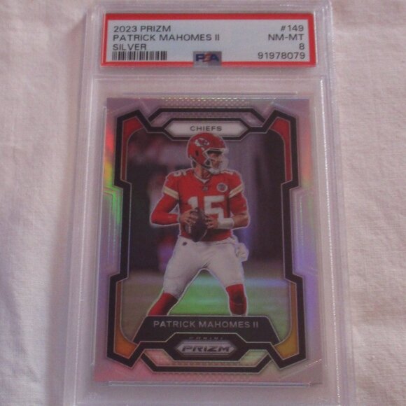 2023 PRIZM PATRICK MAHOMES II SILVER #149 PSA 8 - Picture 1 of 2